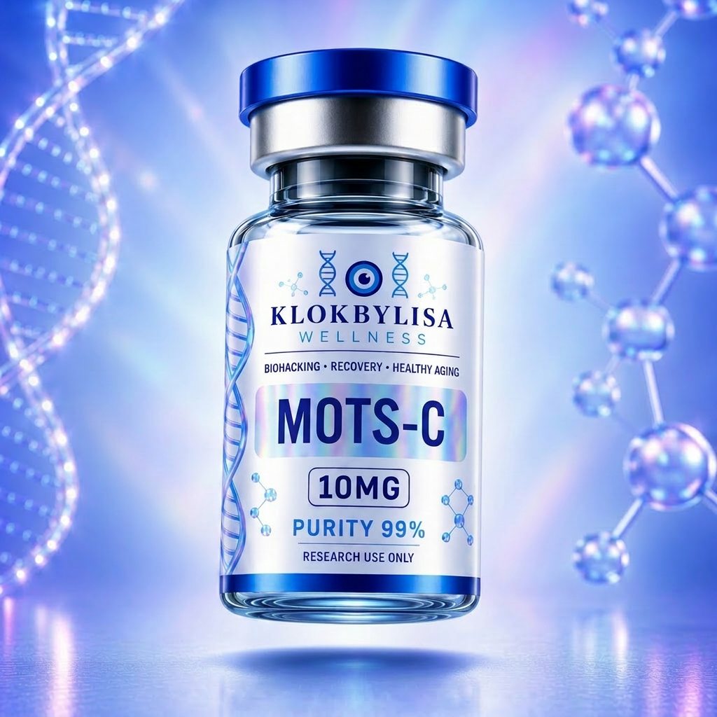 Vial de MOTS-C 10MG KlokByLisa Wellness