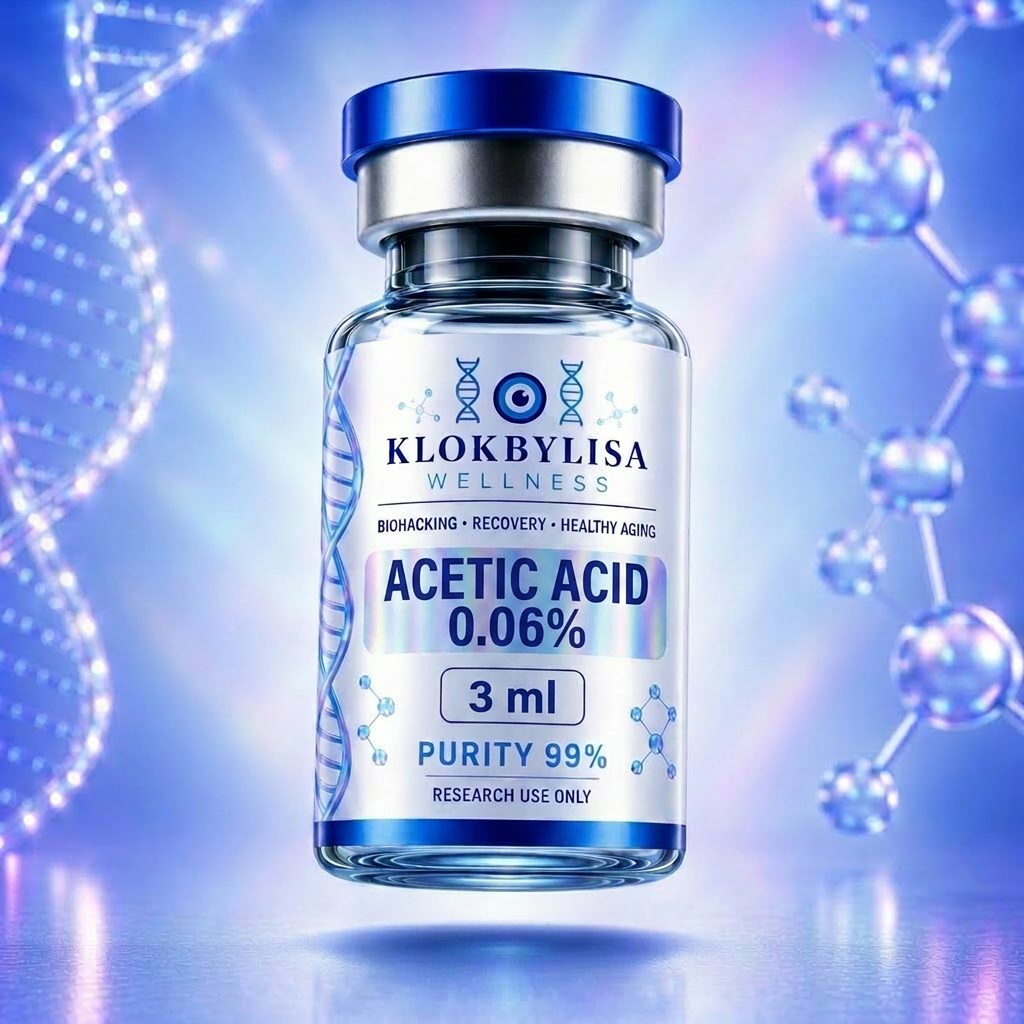 Vial de Acetic Acid 0.06% 3 ml KlokByLisa Wellness