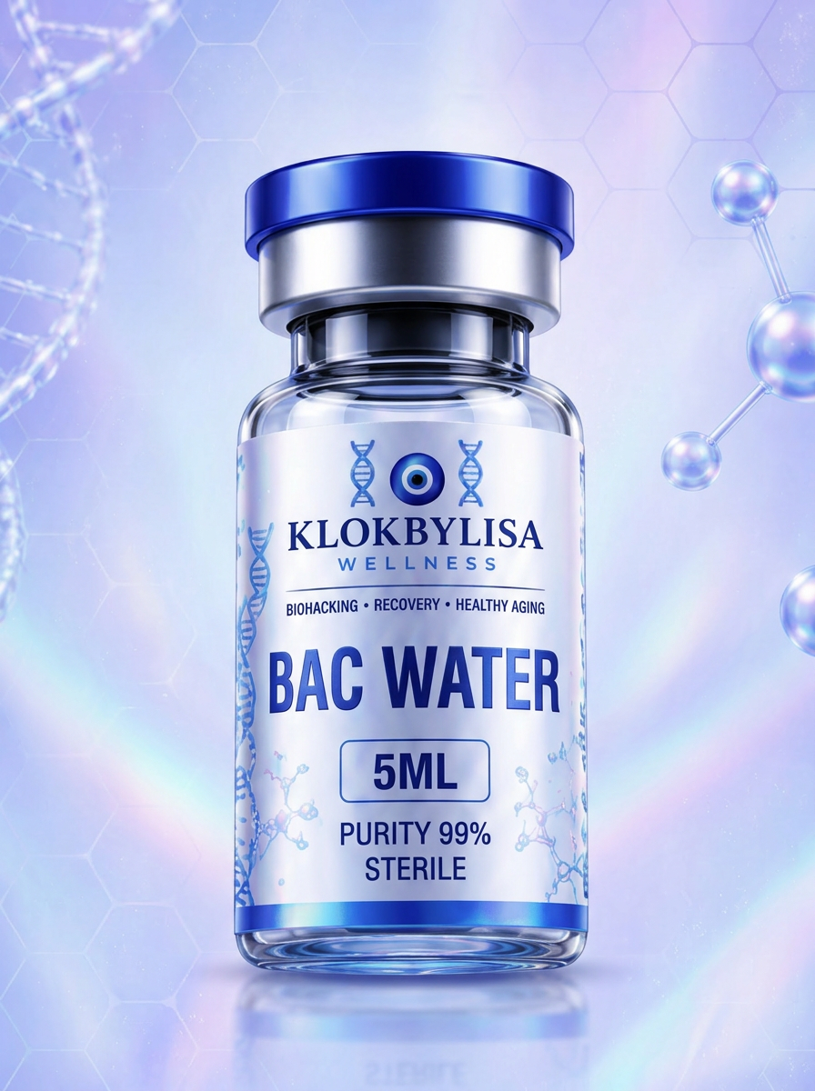 Vial de Agua Bacteriostática 5 ml KlokByLisa Wellness